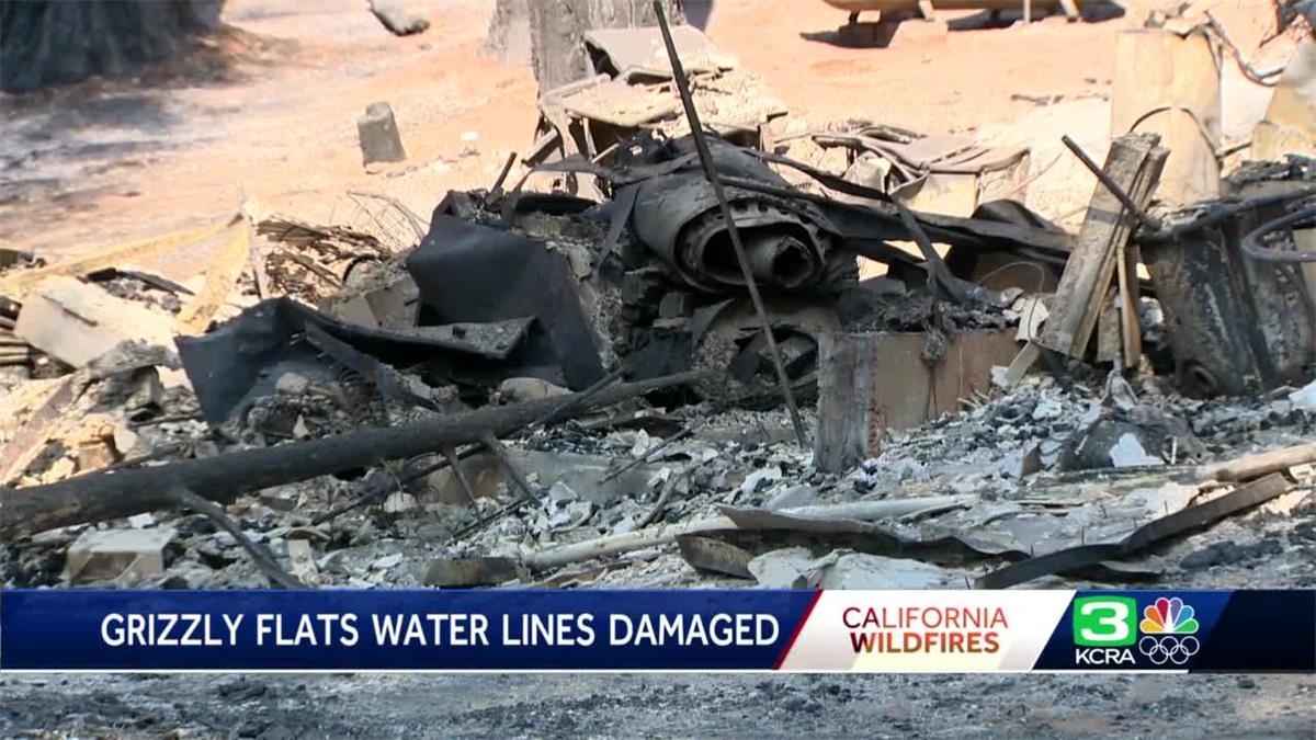 Grizzly Flats Water Lines Damaged